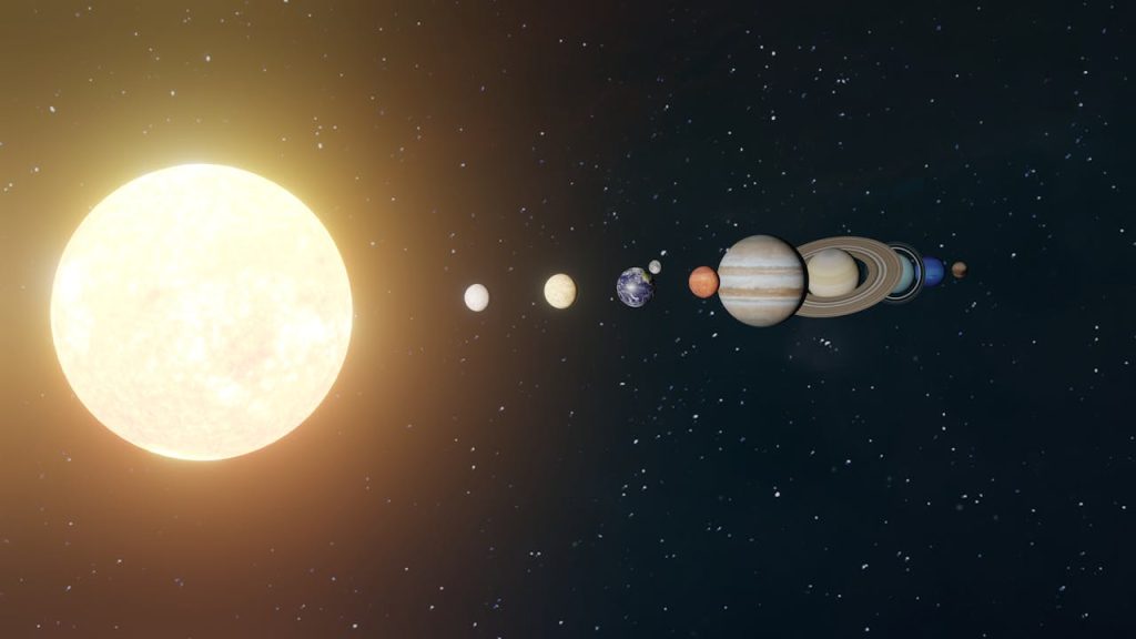 In the television adaptation, the focal celestial bodies comprise three substantial suns within a trisolar system, serving as the ancestral domain of the enigmatic San Ti Ren.